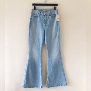 Mother Denim Super Cruiser Flare Jeans, Light Wash, Sun Kissed, Size 29, NWT